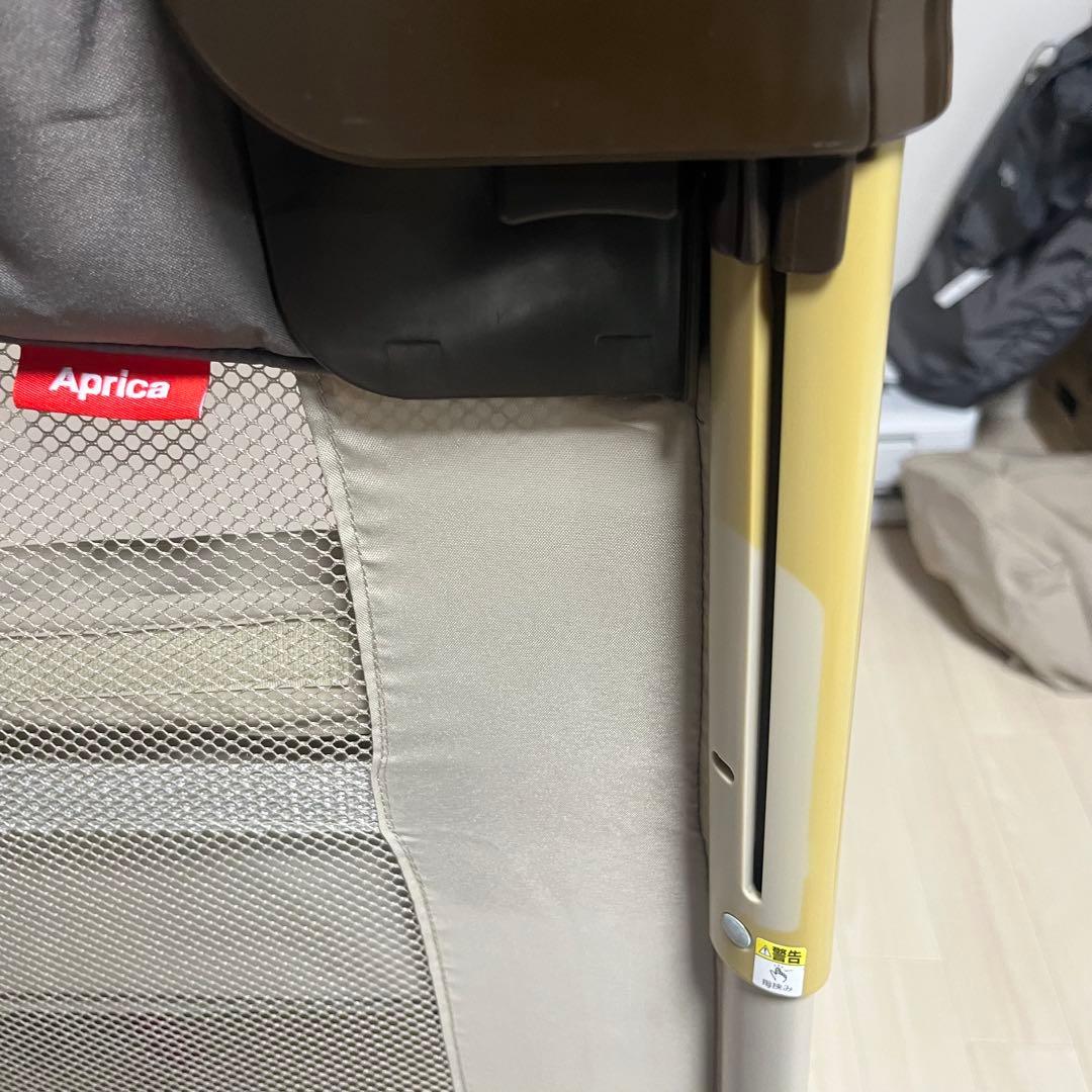 良品　ココネルエアー　ベビーベッド　グレー　クリーニング済み　説明書つき