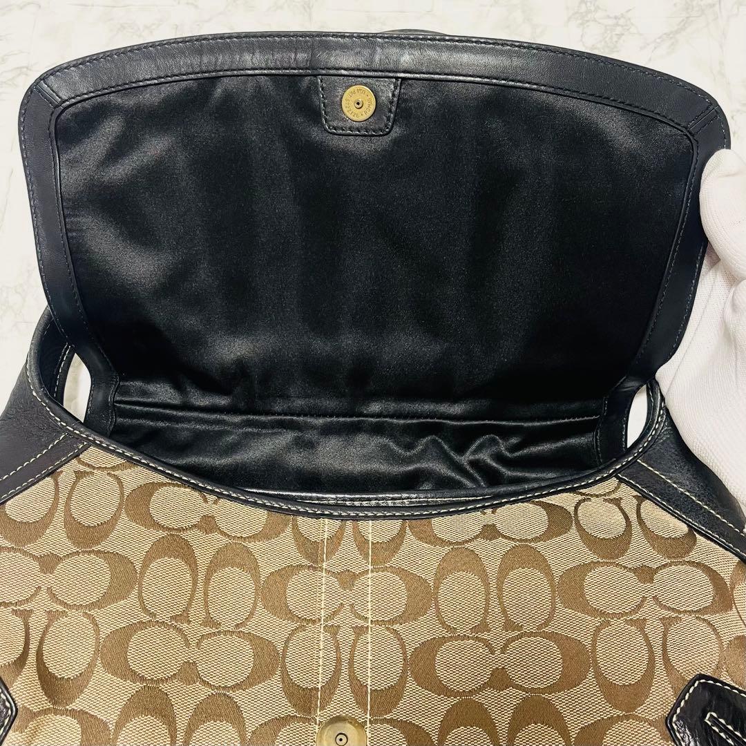 美品　COACH コーチ　レガシー　シグネチャー　ワンショルダー Y2K