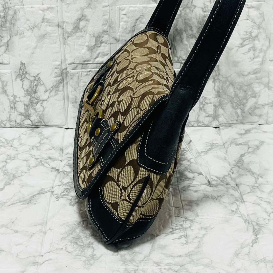 美品　COACH コーチ　レガシー　シグネチャー　ワンショルダー Y2K