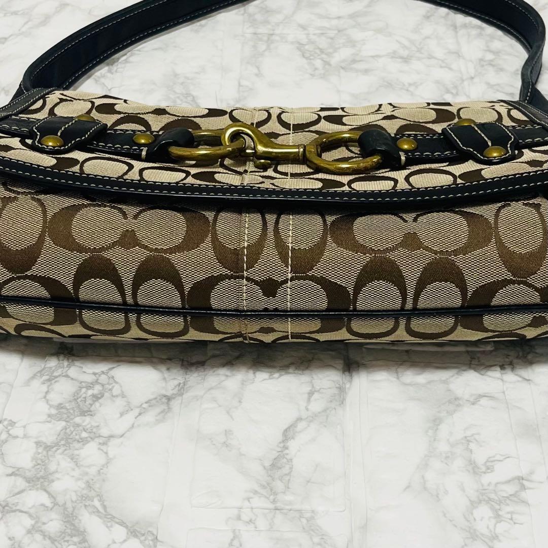 美品　COACH コーチ　レガシー　シグネチャー　ワンショルダー Y2K