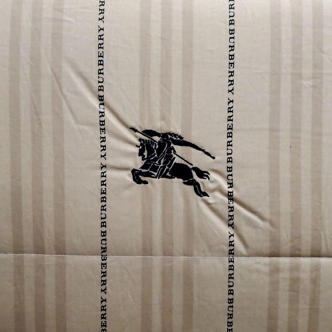 【新品】レア BURBERRY ダウンケット 羽毛肌掛けぶとん ベージュ