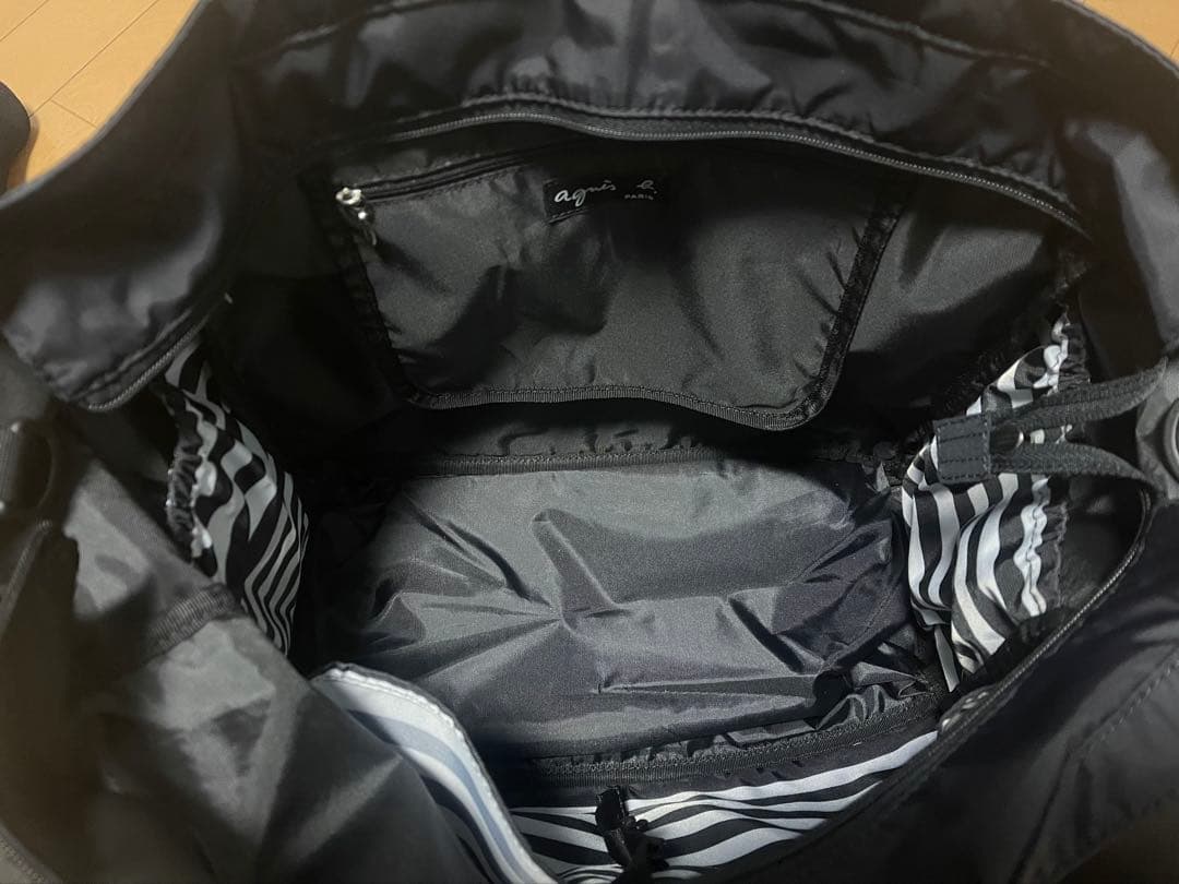 agnès b. ロゴ ペアレンツバッグ マザーズバッグ