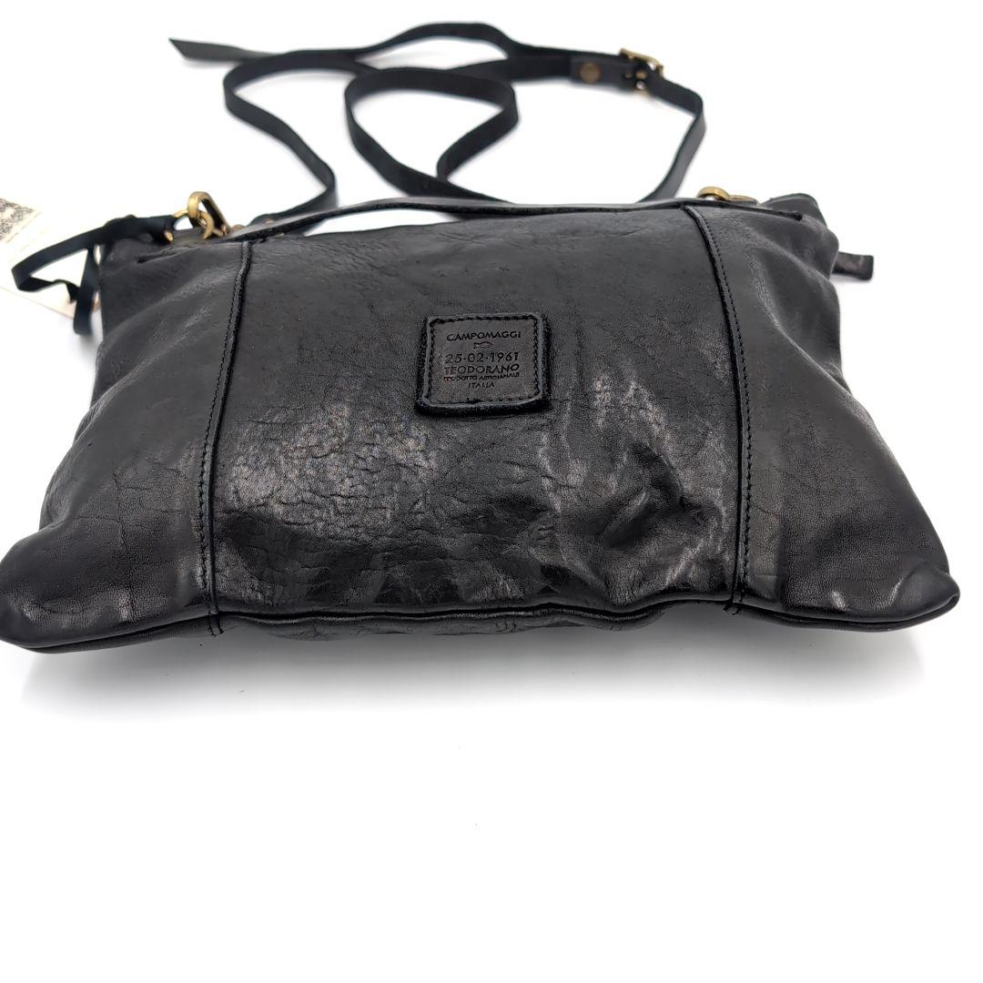 タグ付✨️ カンポマッジ 3way ショルダーバッグ 保管袋付 レザー ブラック