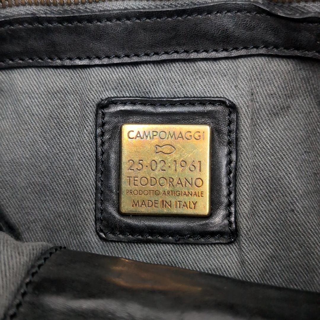 タグ付✨️ カンポマッジ 3way ショルダーバッグ 保管袋付 レザー ブラック
