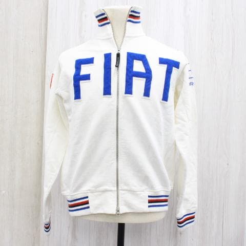 ◇レア HYDROGEN×FIAT Wジップスウェット ホワイト Mサイズ