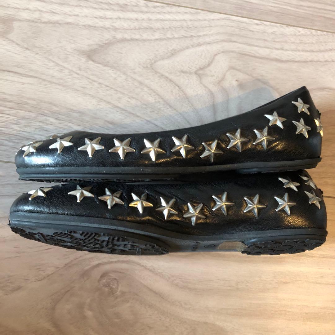 Jimmy Choo ジミーチュウ パンプス フラット シューズ スター