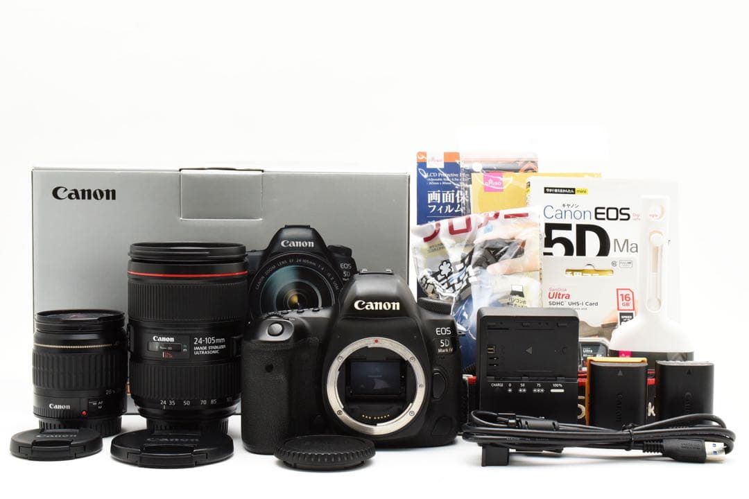 一眼レフ/Canon EOS 5D Mark IV標準&望遠ダブルレンズセット