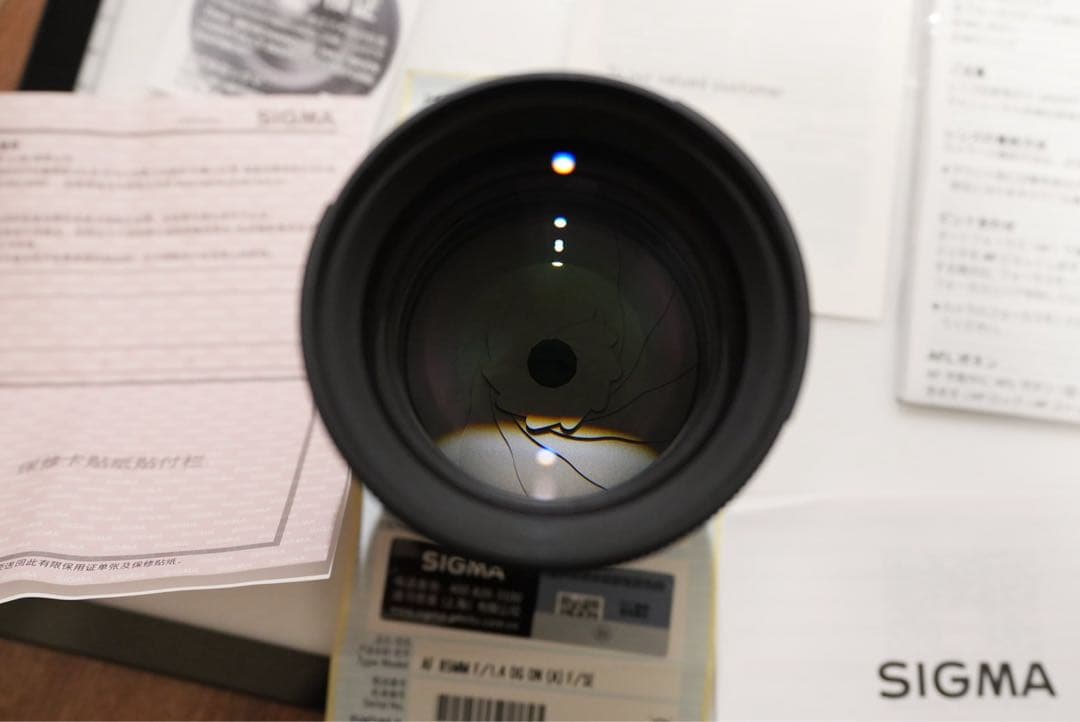 SIGMA 85mm F1.4 DG DN eマウント　レンズ