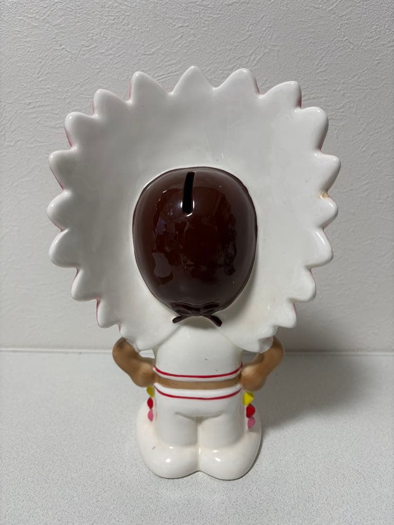 内藤ルネ インディアン 貯金箱 RUNE 人形 昭和レトロ デッドストック