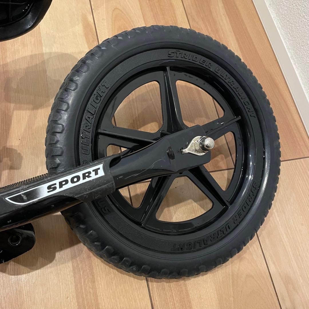 【美品】STRIDER 12インチ ブラック　スポーツモデル