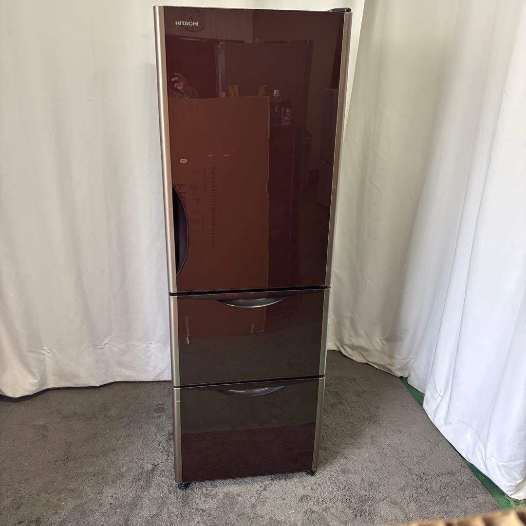 36⭕️冷蔵庫　日立　大型　300-400ℓ　安い　綺麗　右開き　真チル　設置無料