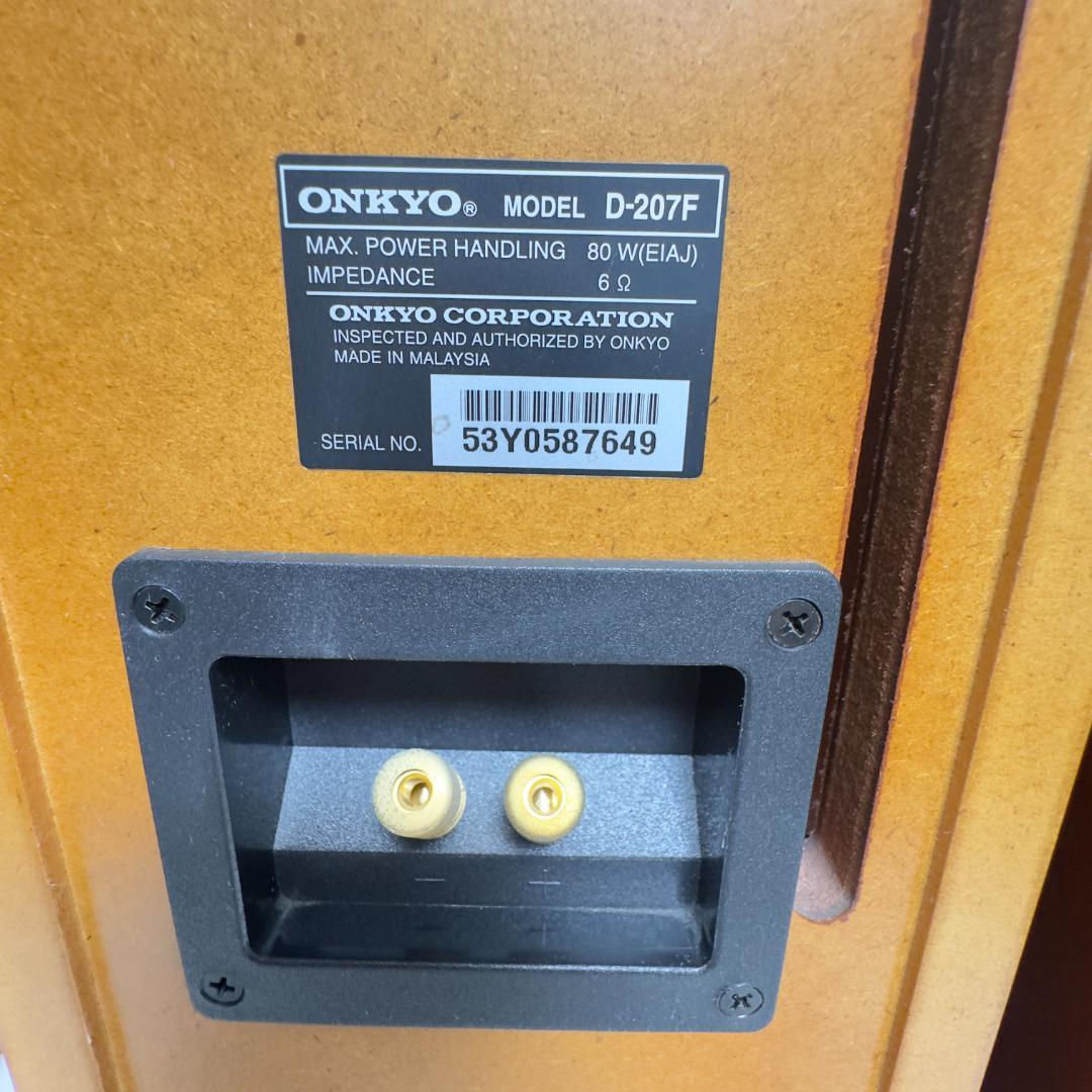 ONKYO オンキョー D-207F トールボーイ スピーカー システム②
