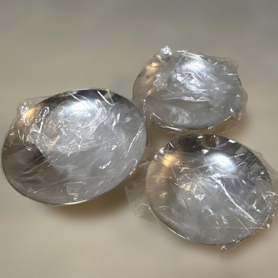 純銀　純銀杯　純銀盃　刻印有り 3個大中小セット　370g 木箱無し