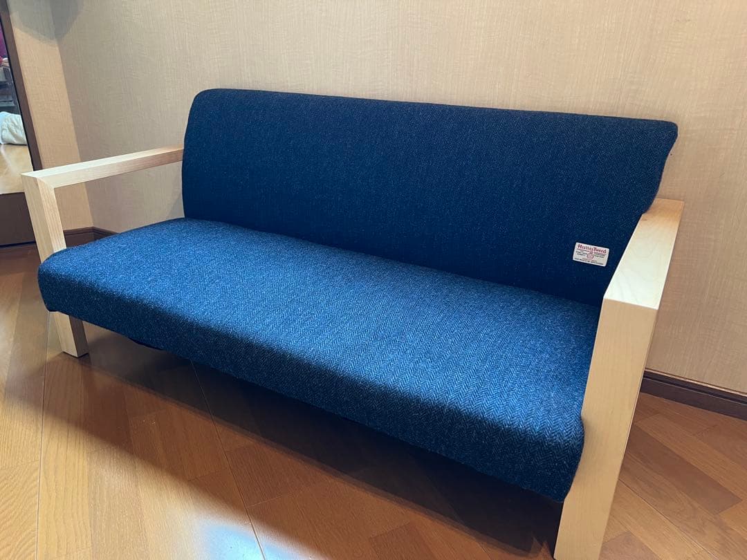 HARRIS TWEED 2Ｐローソファー 2人掛け リビング ハリスツイード