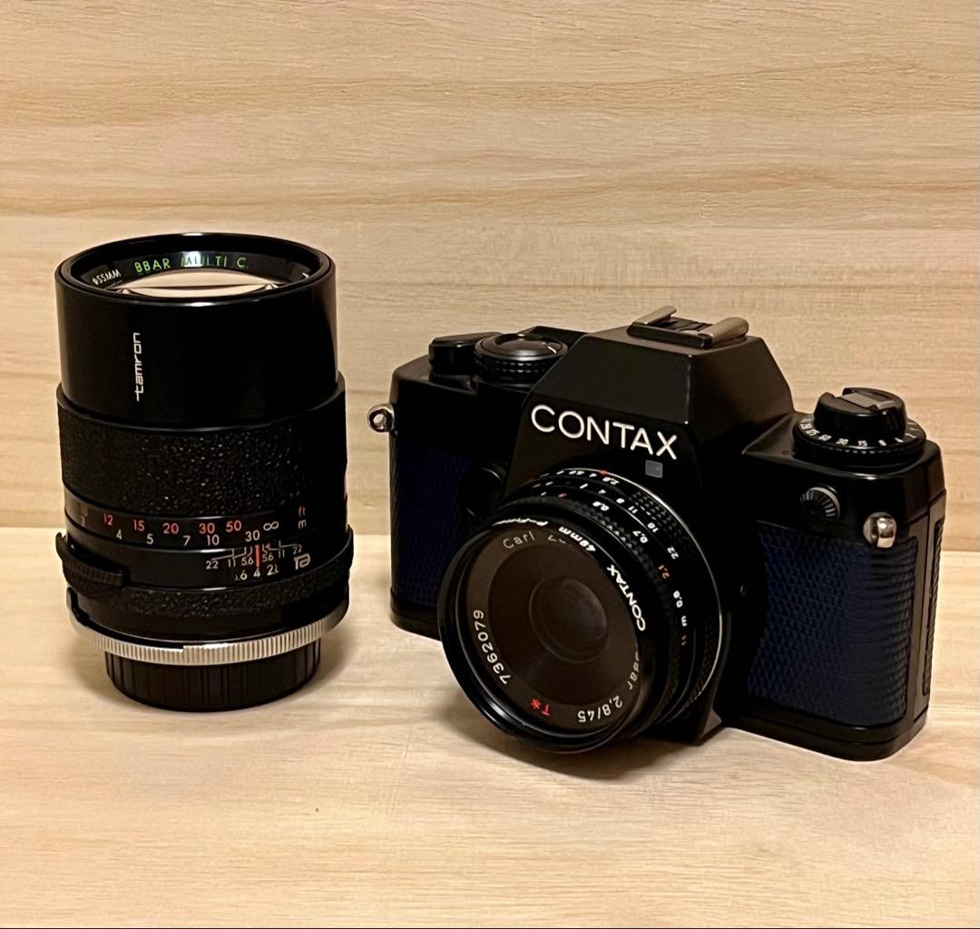 CONTAX 139 QUARTZ カメラ　レンズ45mm 135mm 2本