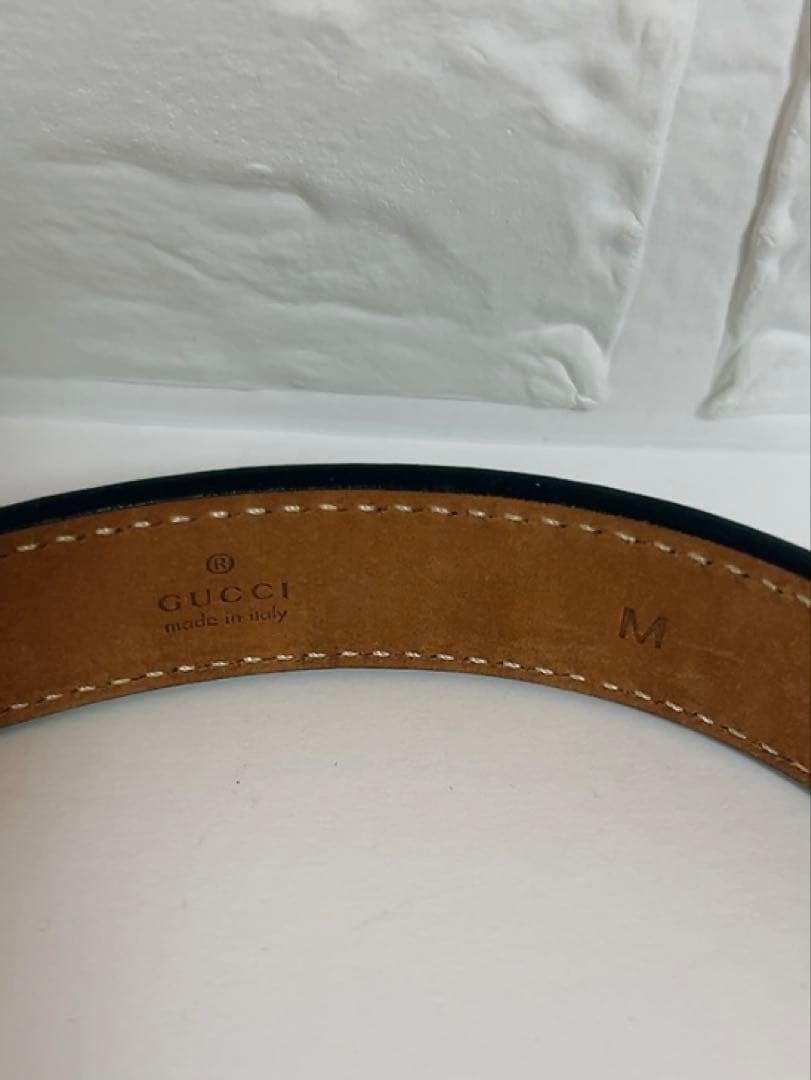 グッチ　GUCCI ベルト　ブラック　M