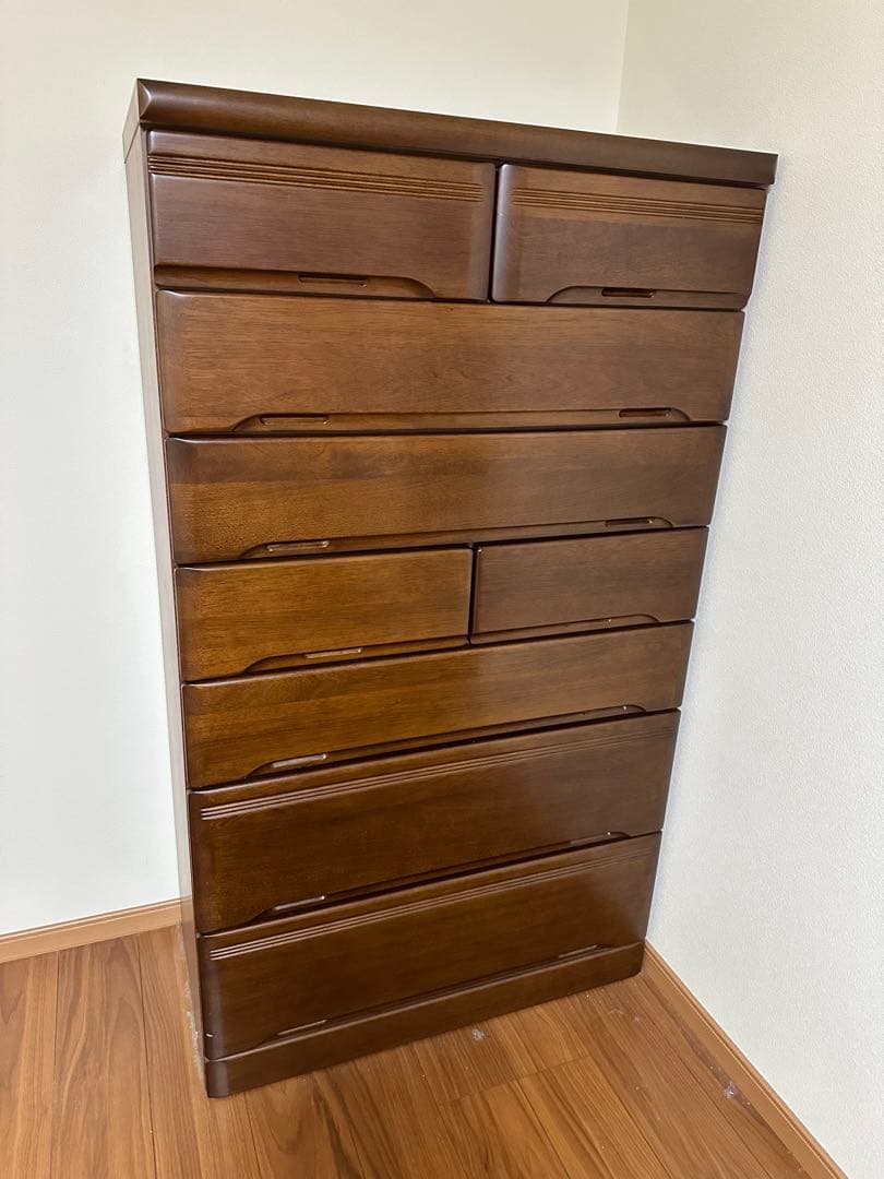 【匿名 送料無料　たのメル便】　木製　ブラウンチェスト タンス　(⑅•ᴗ•⑅)♥