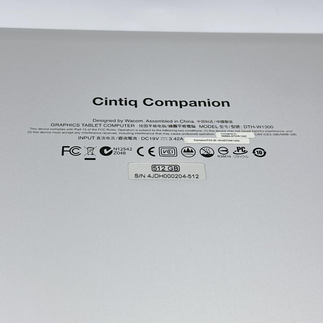 【良品】Wacom Cintiq Companionペンタブ DTH-W1300