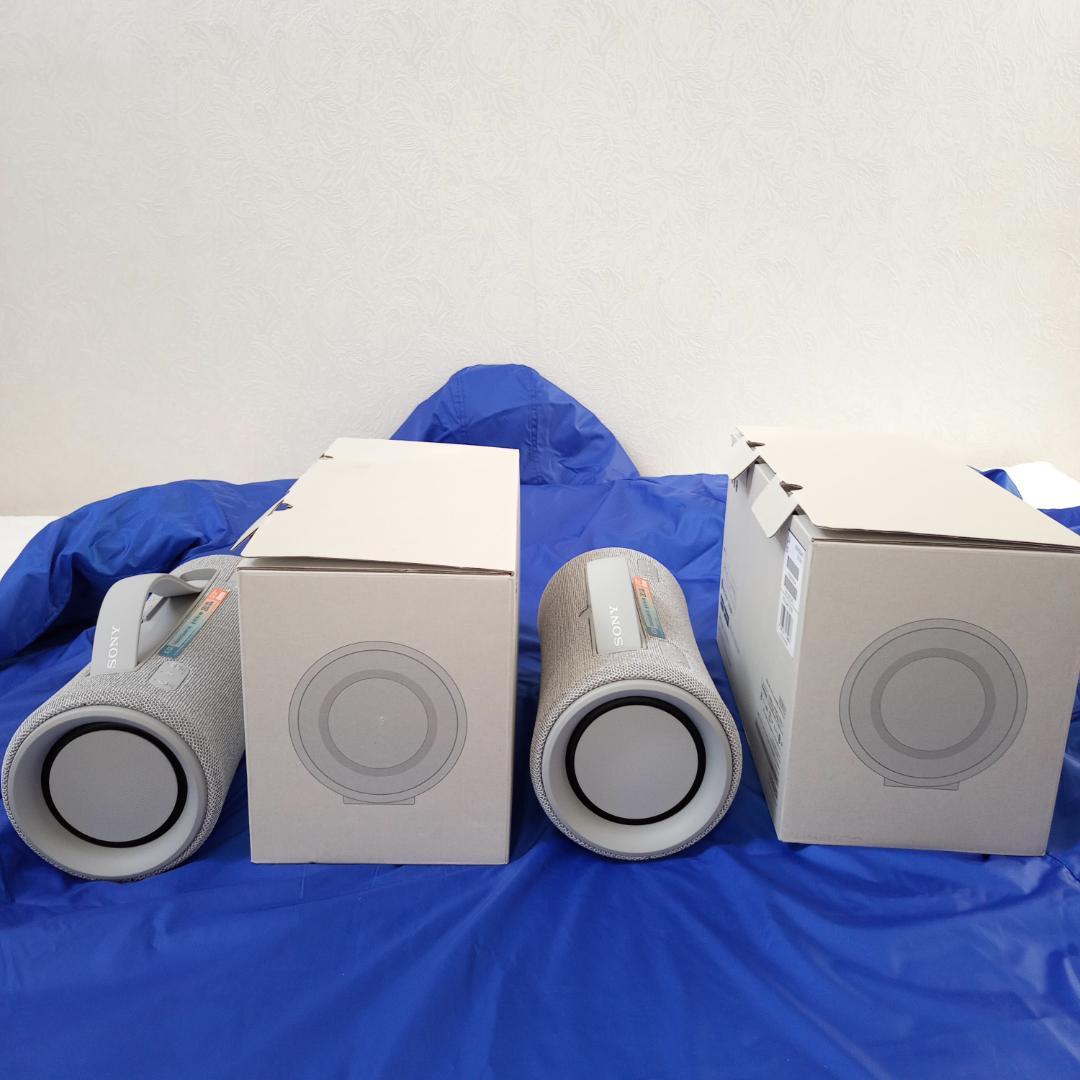ソニー SRS-XG300 HC ライトグレー ワイヤレススピーカー 二台組