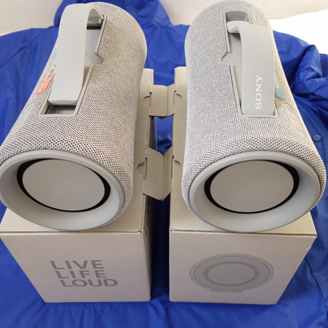 ソニー SRS-XG300 HC ライトグレー ワイヤレススピーカー 二台組