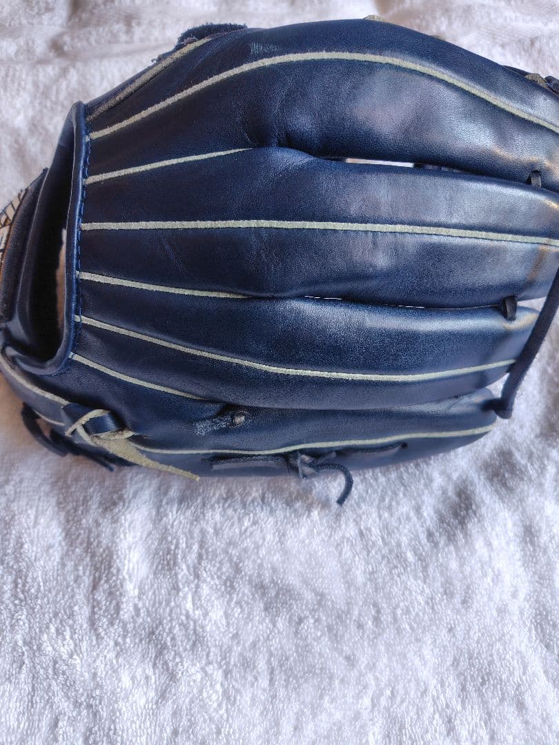 ZETT 左投げ用グローブ ソフトボール　ネイビー