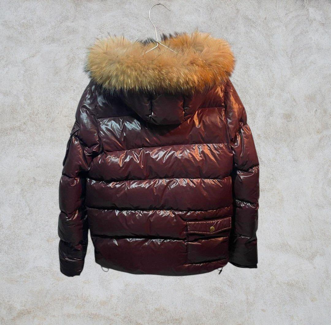 y2k グランジ　平成　ファーダウン　ワインレッド お兄系 swag