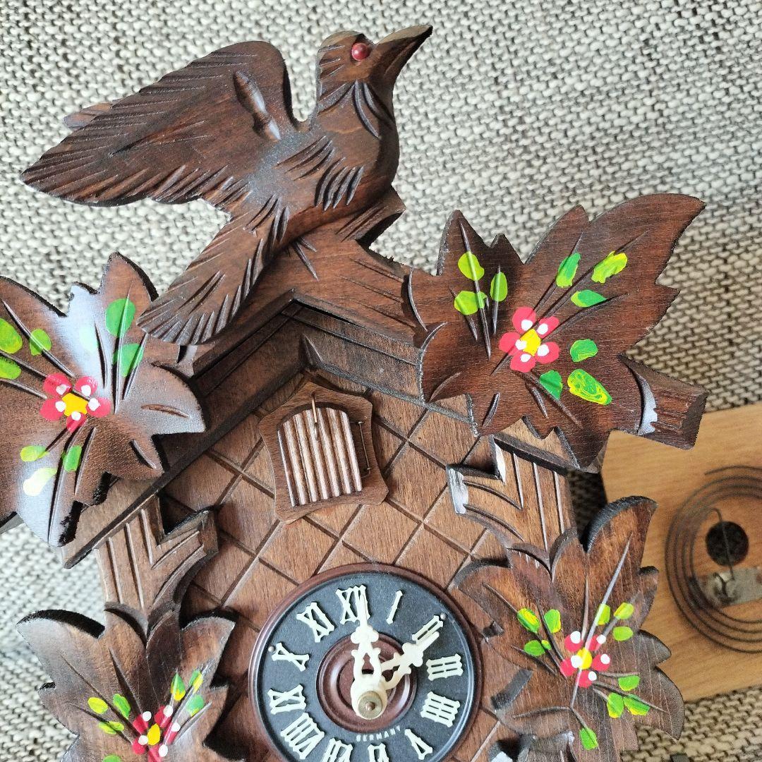 未使用◆ドイツ製◆鳩時計5リーフ　カッコー