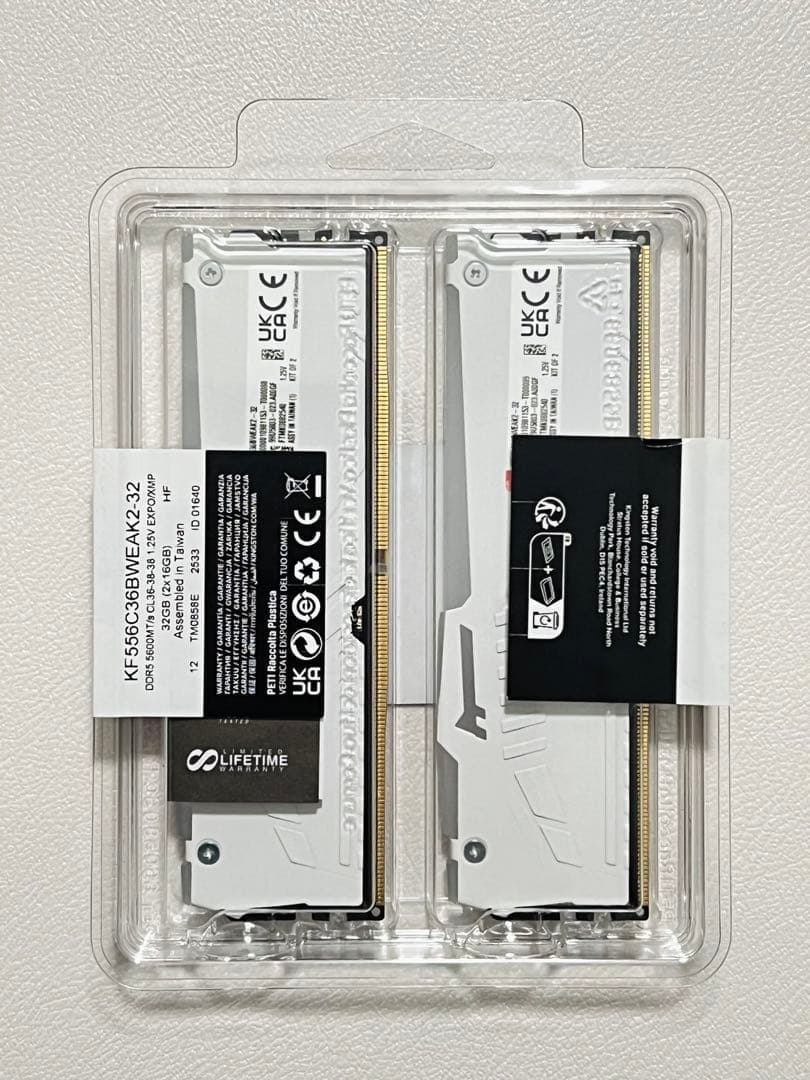 Kingston メモリー 32GB(16GBx2枚組) DDR5 5600