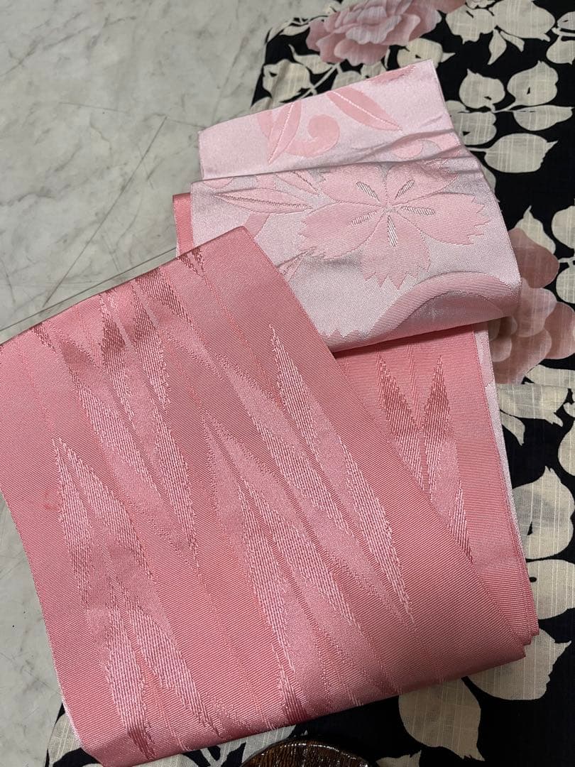 夢工房　浴衣セット　4点セット　浴衣　薔薇柄　夢工房