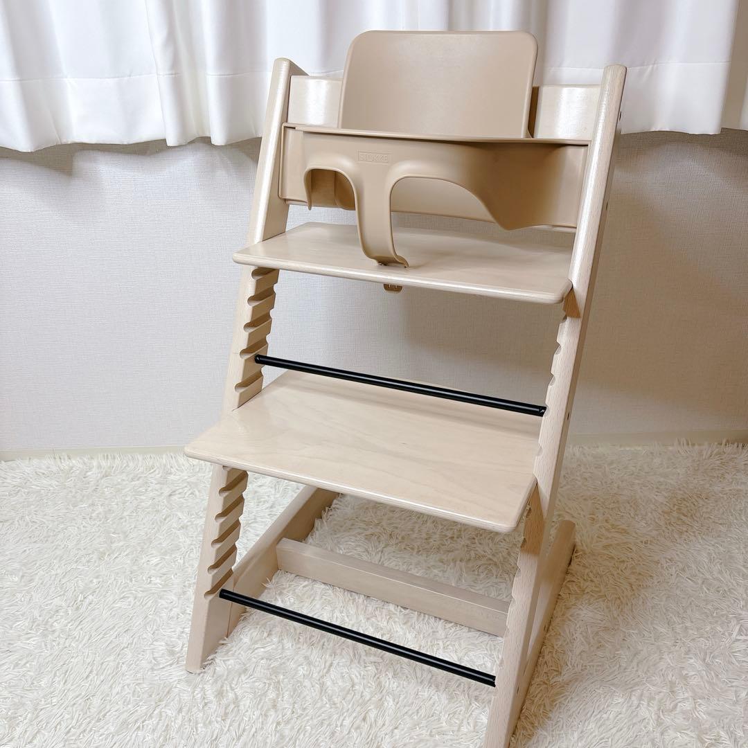 人気✨ストッケ トリップトラップ ベビーチェア ベビーセット シリアルNo.4