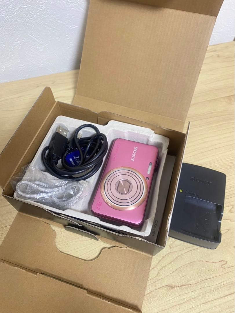 【美品】SONY Cyber-shot DSC-WX7 デジタルカメラ　ピンク