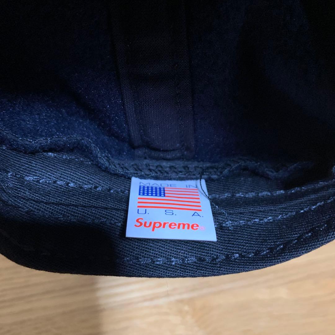 Supreme Polartec S Logo 6-Panel cap ネイビー