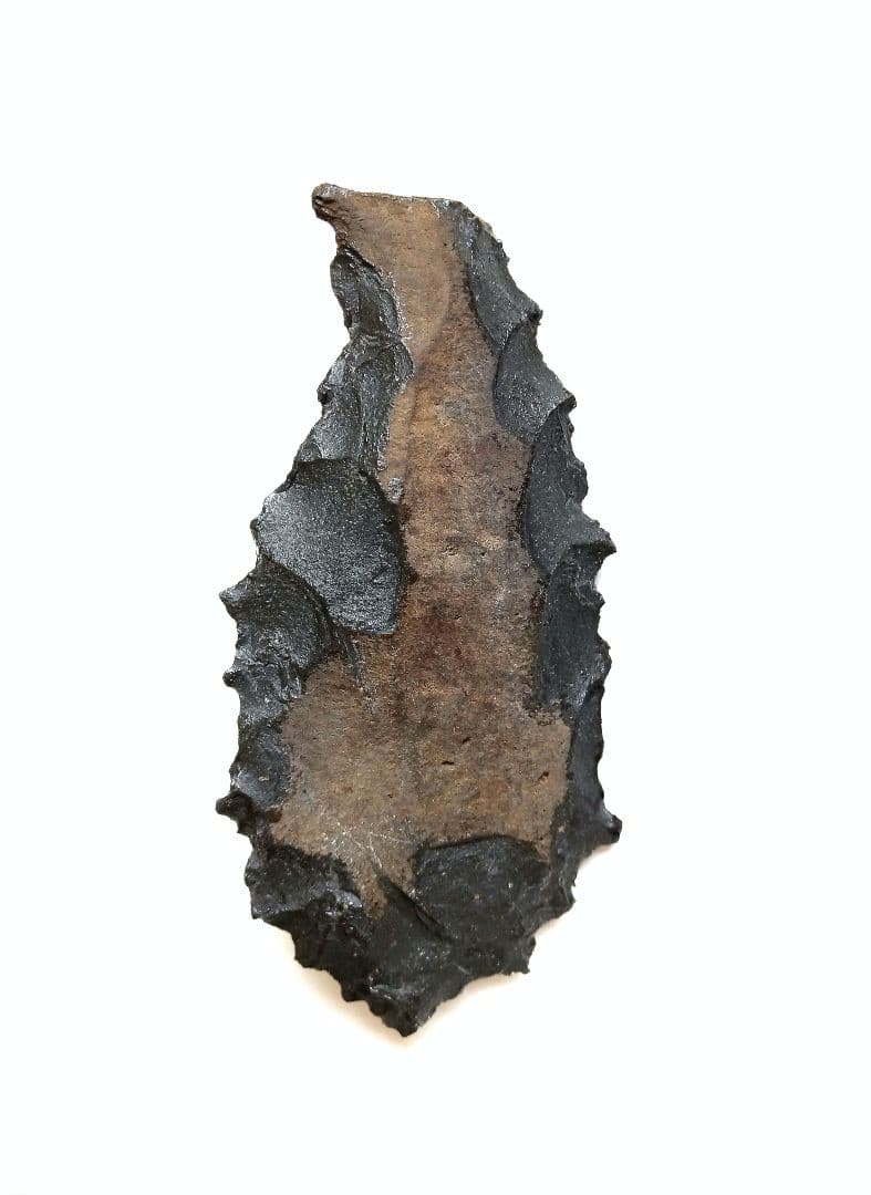 握り斧 サヌカイト 石器 394 原始時代模写