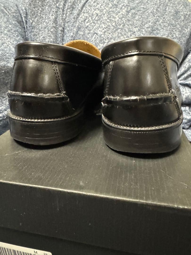 the kenford fine shoes ブラック ローファー　ペイズリー