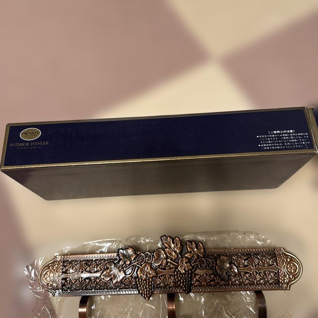 未使用　アンティーク　アイアン　3連　フック　レトロ