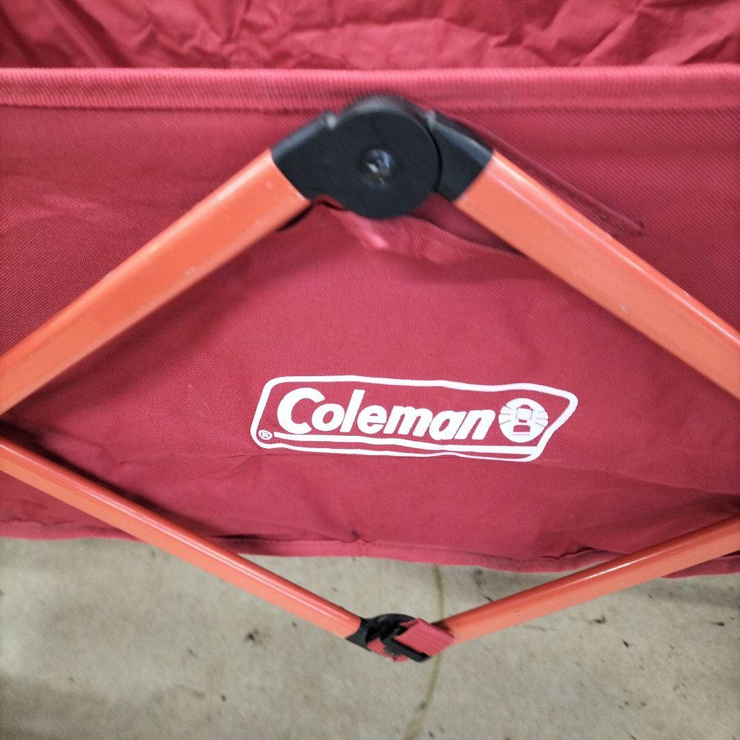 Coleman 折りたたみキャリーワゴン 赤