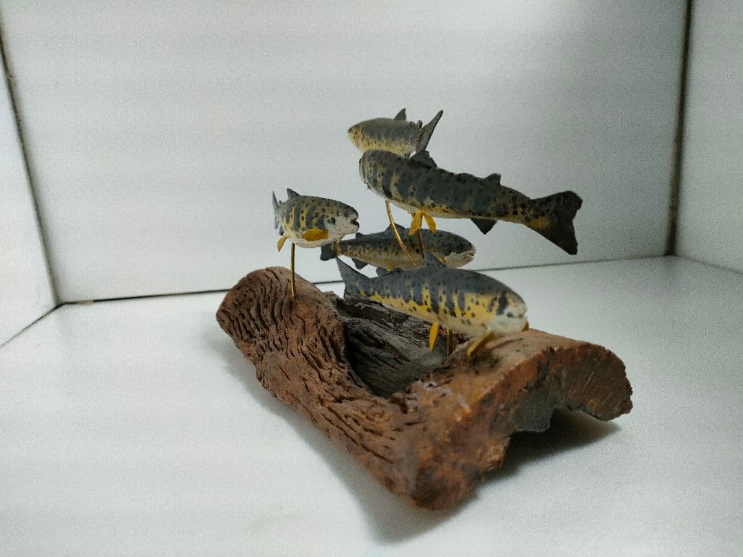 ヤマメ　ジオラマ