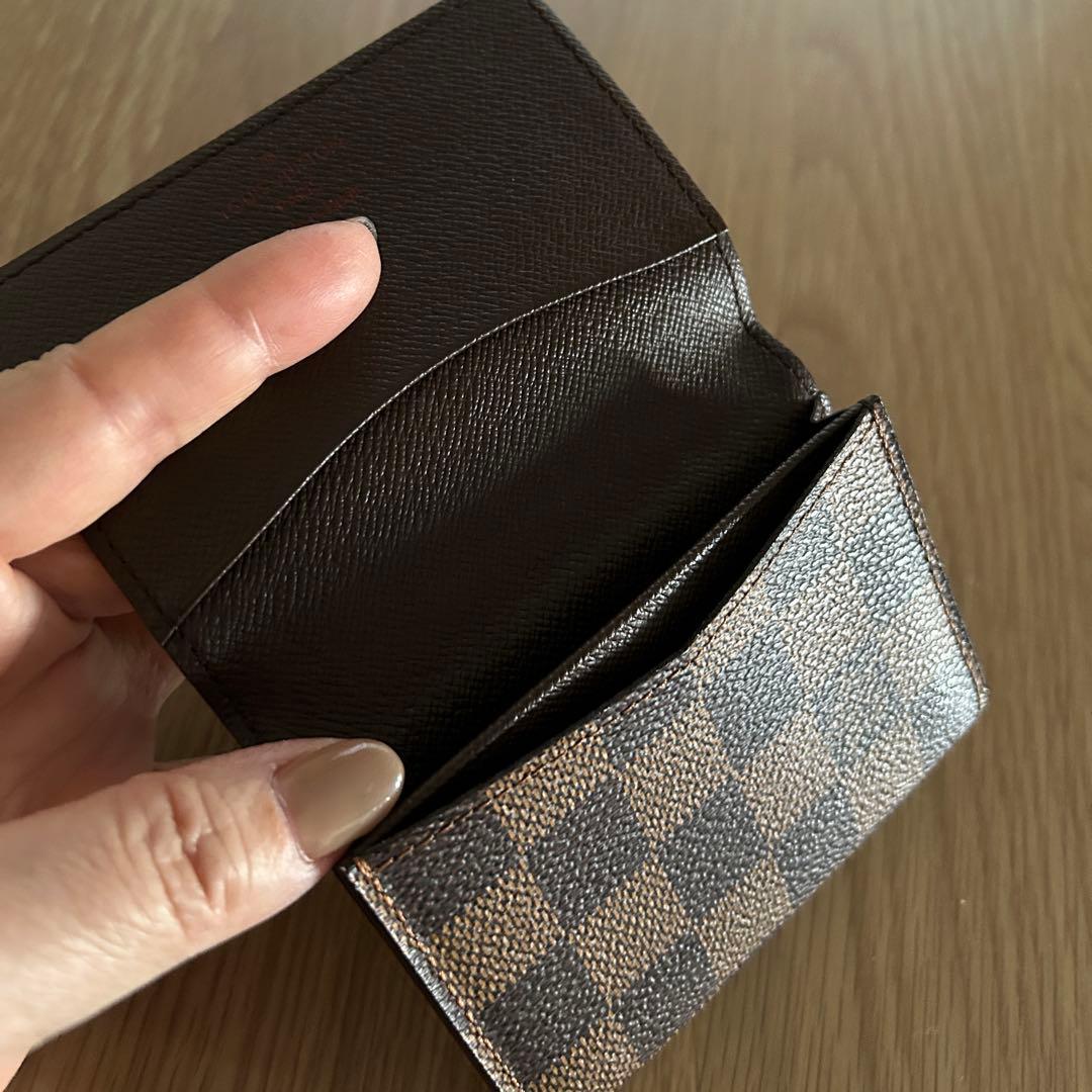 美品☆ルイヴィトン ダミエ 名刺 カードケース