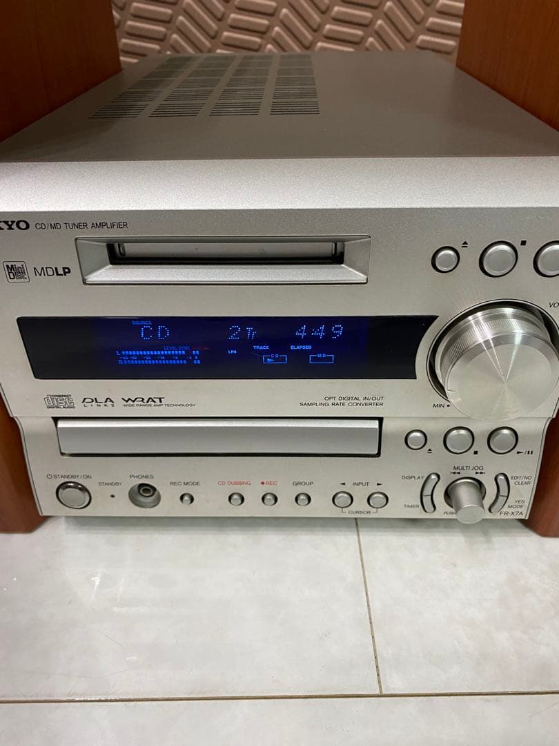 ONKYO CD・MD・ラジオコンポ　動作品