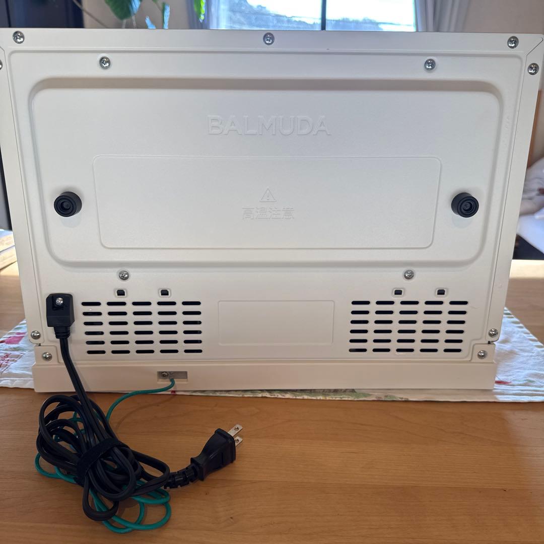 【美品】2021年製 BALMUDA オーブン ホワイト デジタルディスプレイ