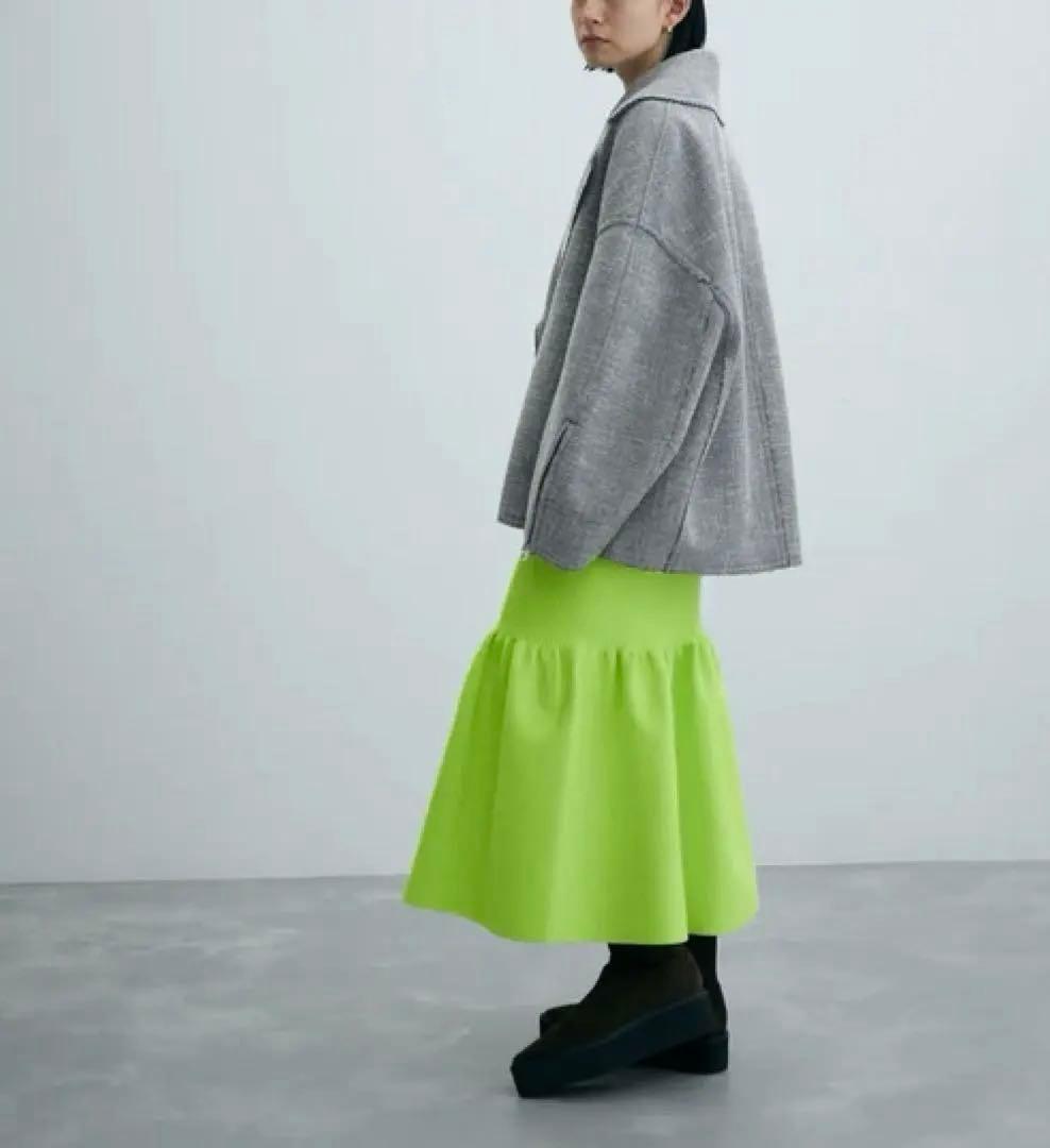 【美品】ADAM ET ROPE' ボンディングオーバージャケット グレー