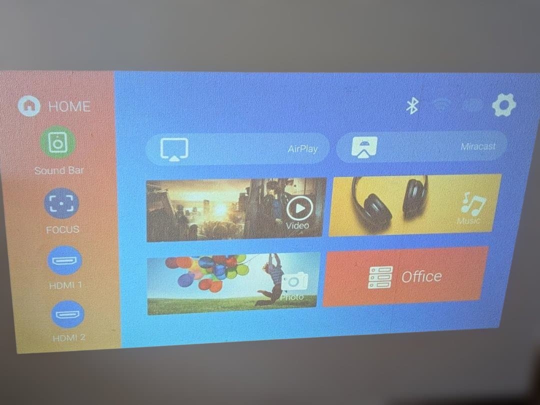 WiMiUS ホームプロジェクター P64 キャリーバッグ付（箱なし）