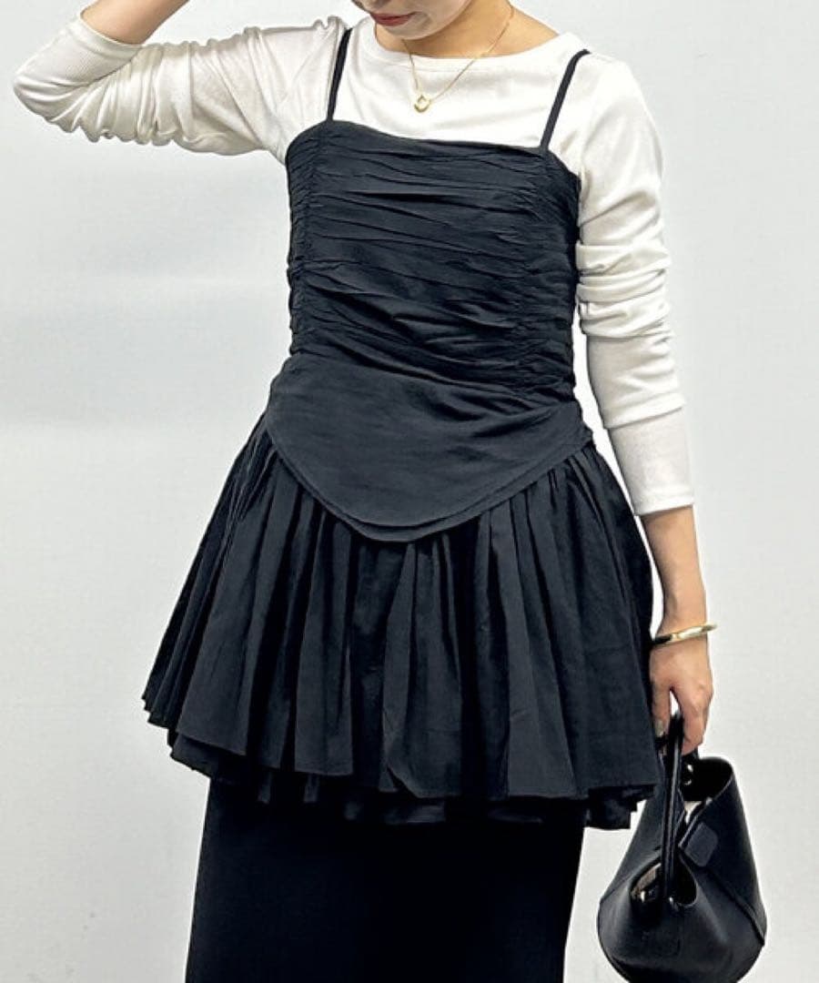 Curensology crinklecrinklecrinkle キャミソール