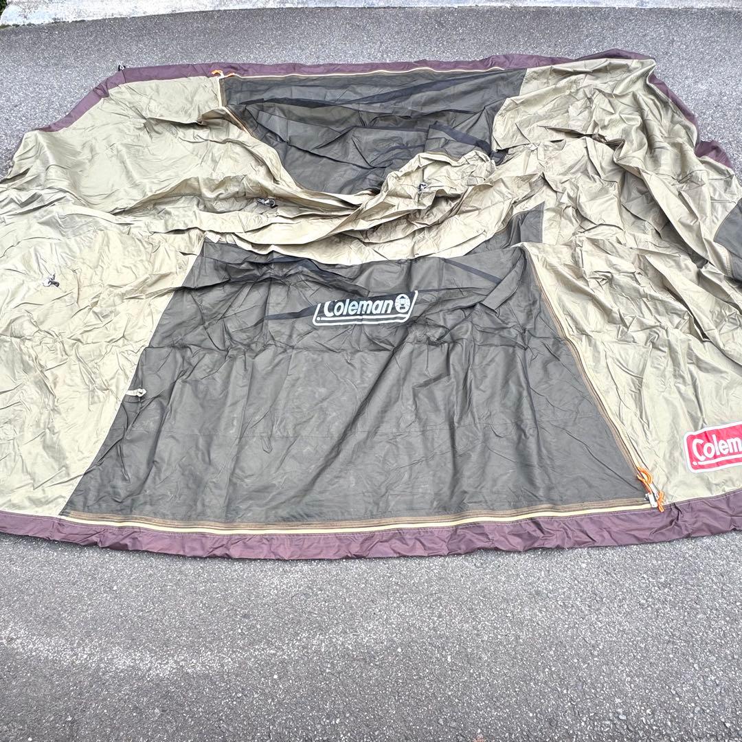 【美品】 Coleman タフスクリーン2ルームハウス　オリーブ/ブラウン限定色