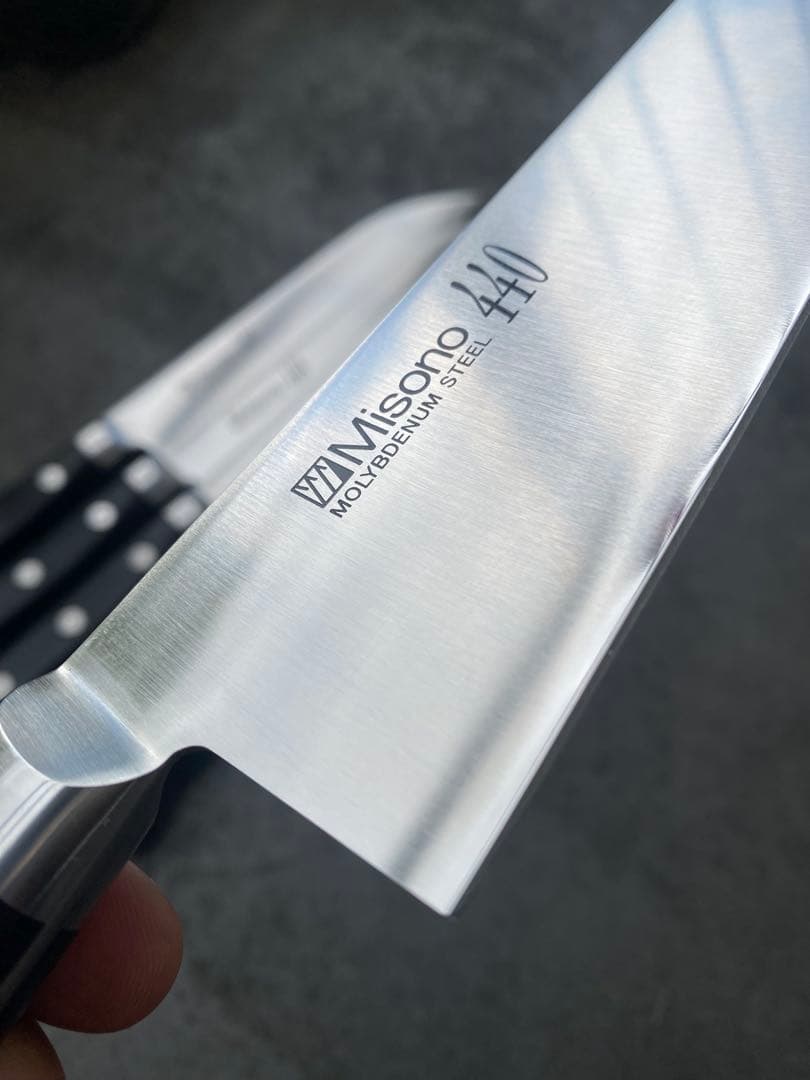 1本 ミソノMISONO 440 三徳 180mm 和包丁 180mm