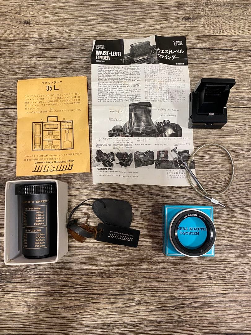 Canon AE-1 F-1一眼レフフィルムカメラ セット ケース付き