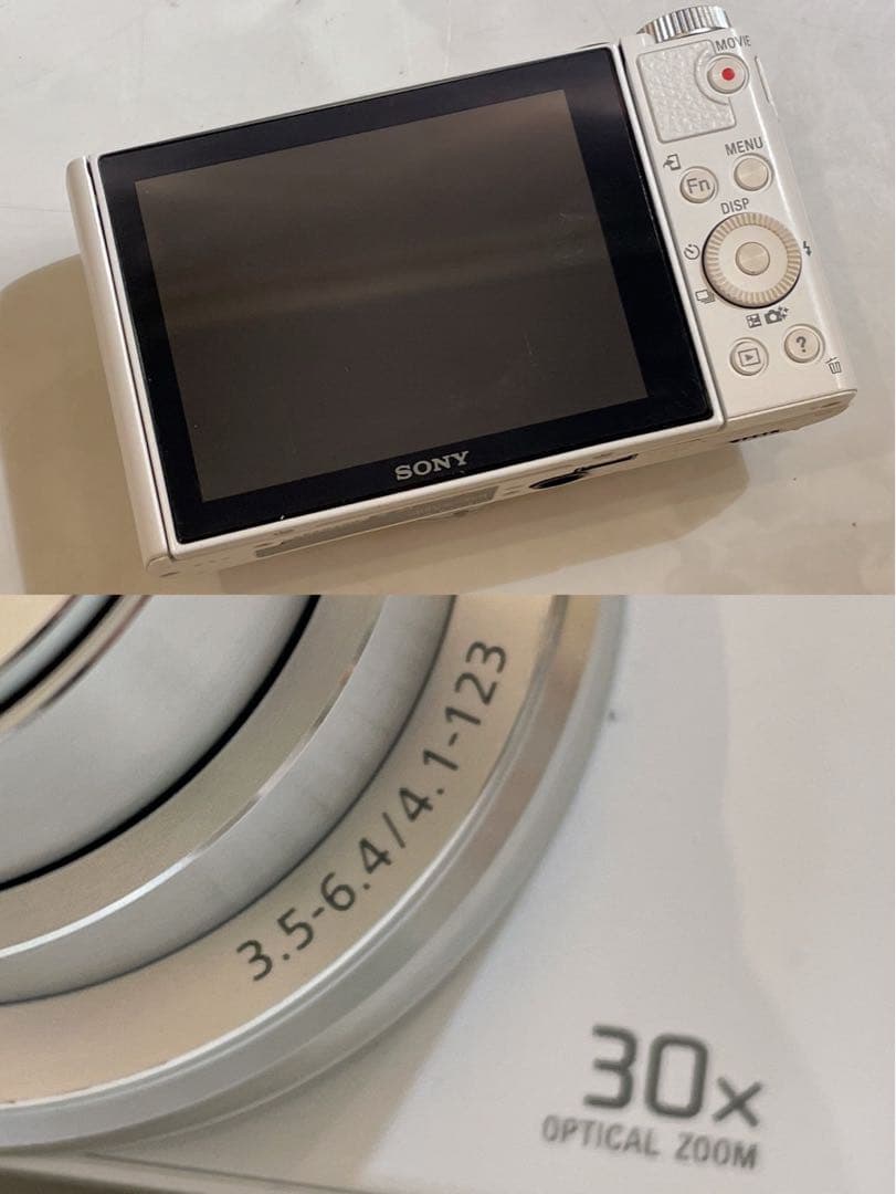 美品 SONY Cyber-shot DSC-WX500 デジタルカメラ 白色