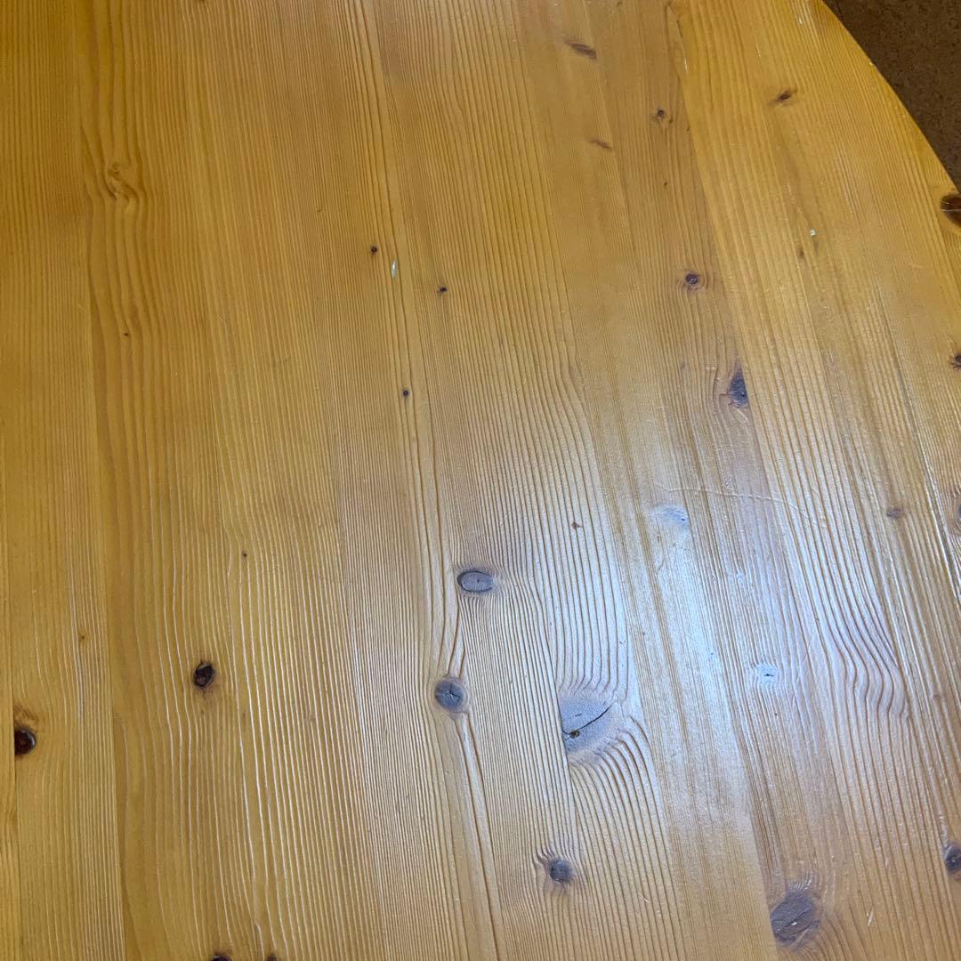 円卓　ローテーブル　大型　直径135cm