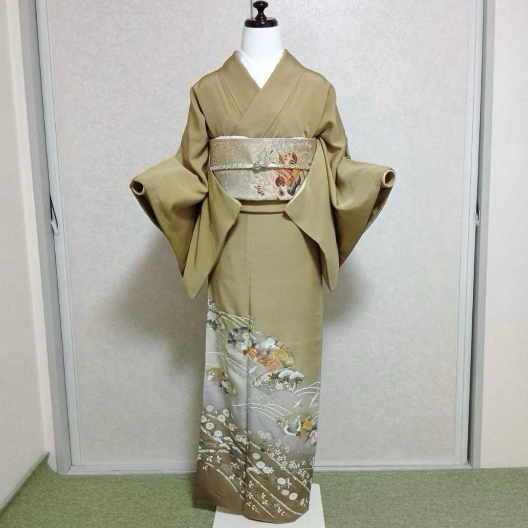 正絹　友禅　訪問着　フルセット　卒業式　入学式　七五三 タ6