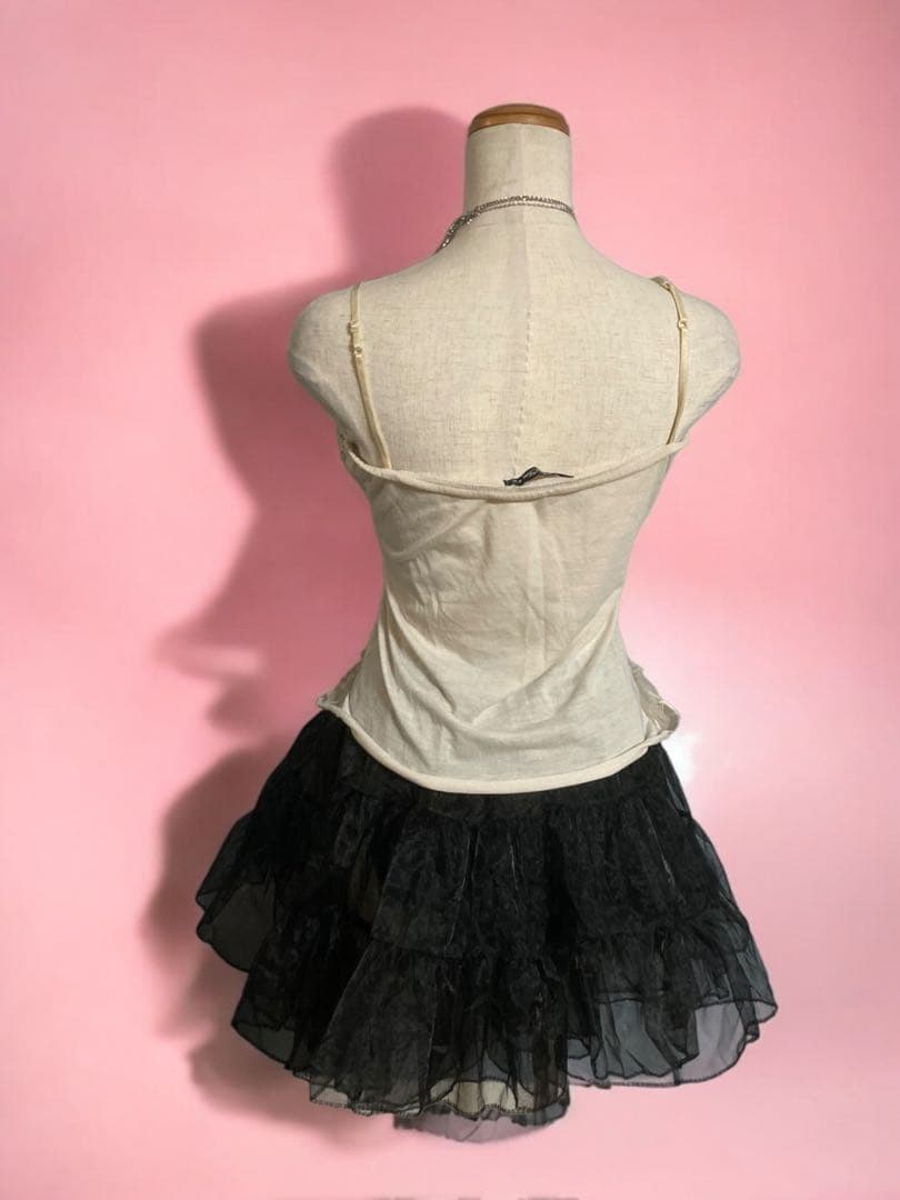 レア白ふりふり姫ギャルy2kフェアリーグランジロック古着屋ゴシックレースフリル